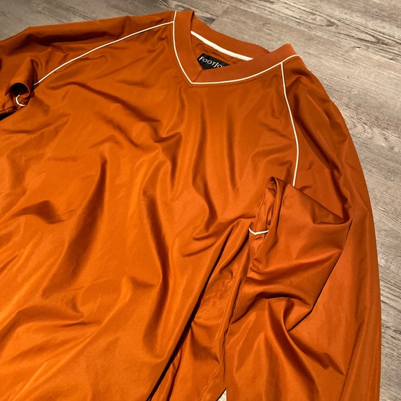 Footjoy FJ V-Neck Pull Over Windbreaker Golf Jacket Men’s Size Large - Picture 2 of 4
